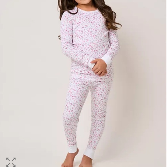 Petite Plume Girls Dorset Tight Fit Pajamas Pima Cotton - Picture 3 of 10